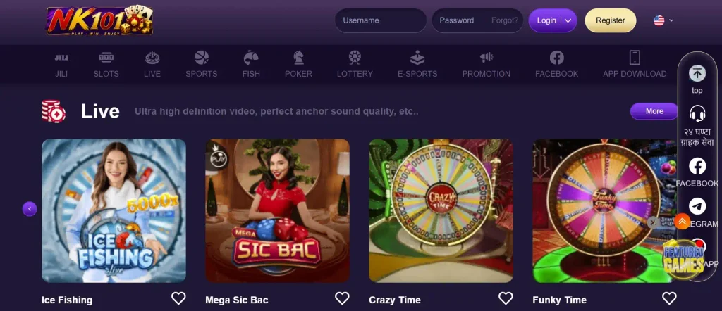 Live Casino Tables